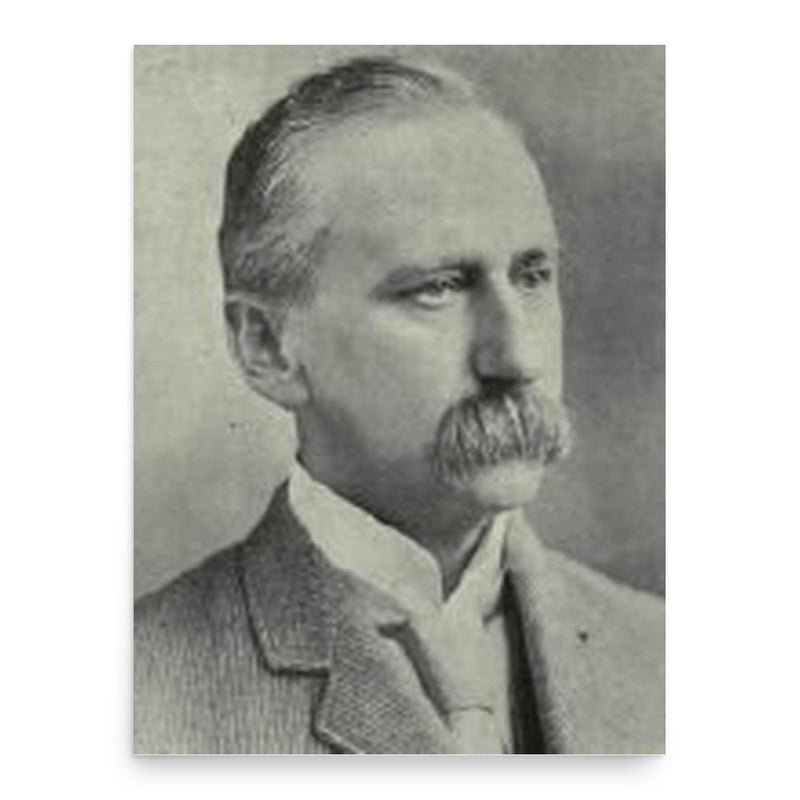 Gilbert Ganong poster print, in size 18x24 inches.