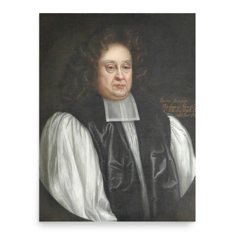 Gilbert Ironside the younger poster print, in size 18x24 inches.