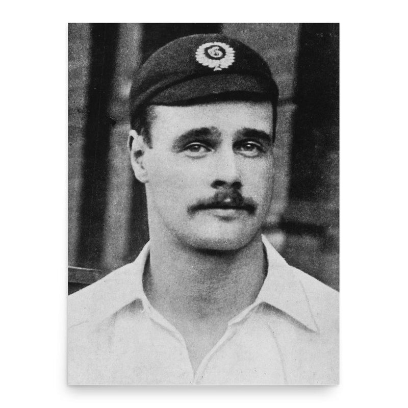 Gilbert Jessop poster print, in size 18x24 inches.