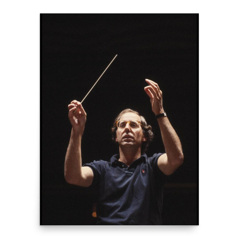 Gilbert Kaplan poster print, in size 18x24 inches.