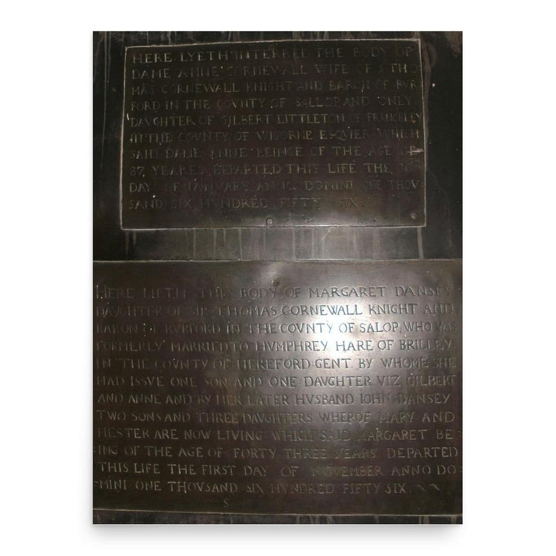 Gilbert Lyttelton poster print, in size 18x24 inches.