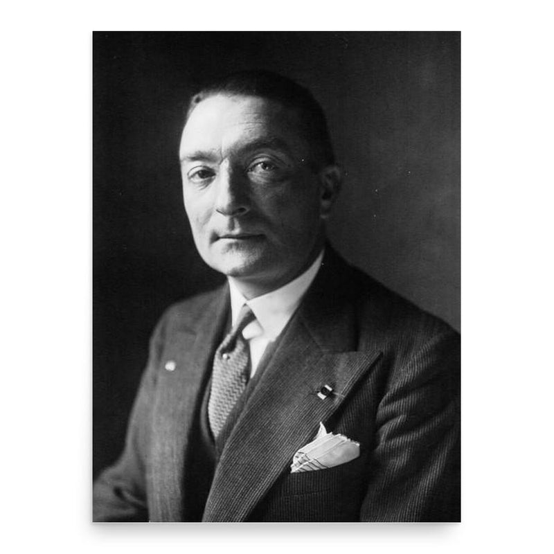 Gilbert Sardier poster print, in size 18x24 inches.