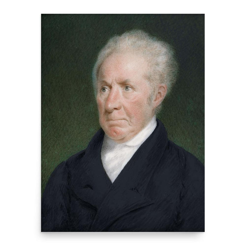 Gilbert Stuart poster print, in size 18x24 inches.