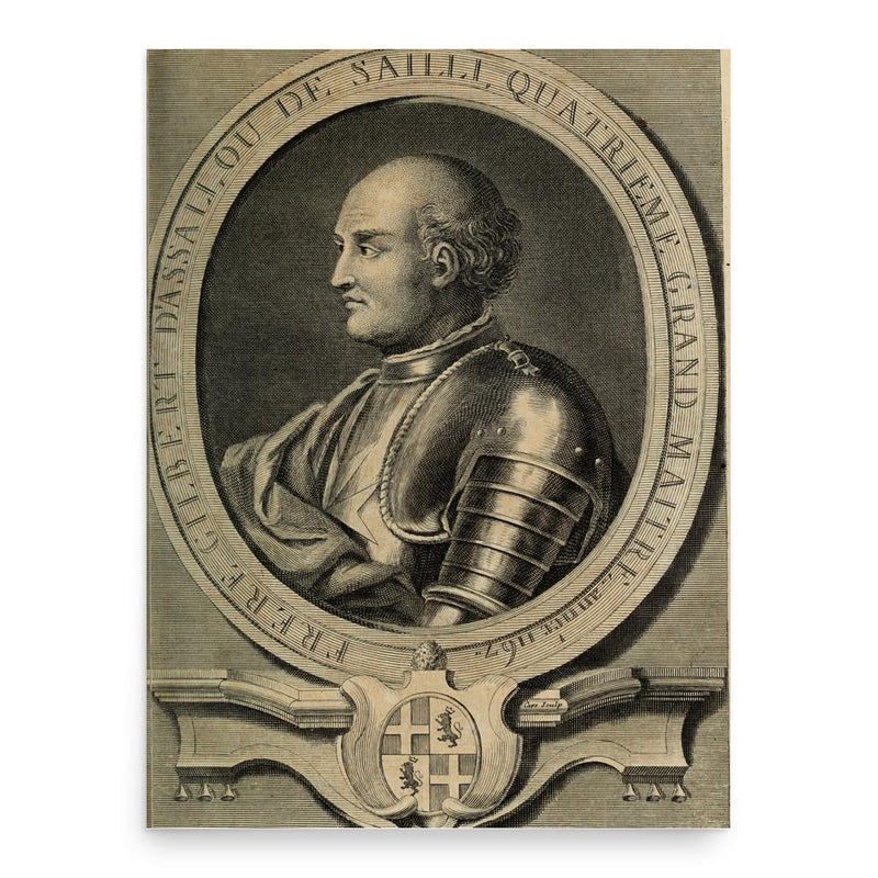 Gilbert of Assailly poster print, in size 18x24 inches.