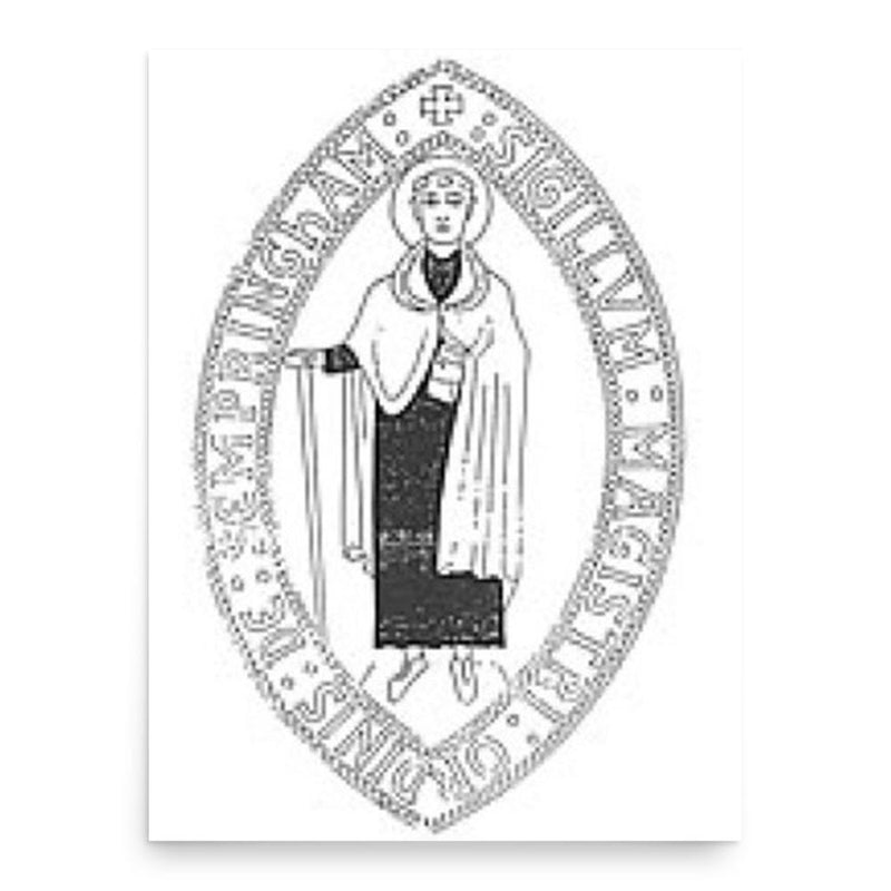 Gilbert of Sempringham poster print, in size 18x24 inches.