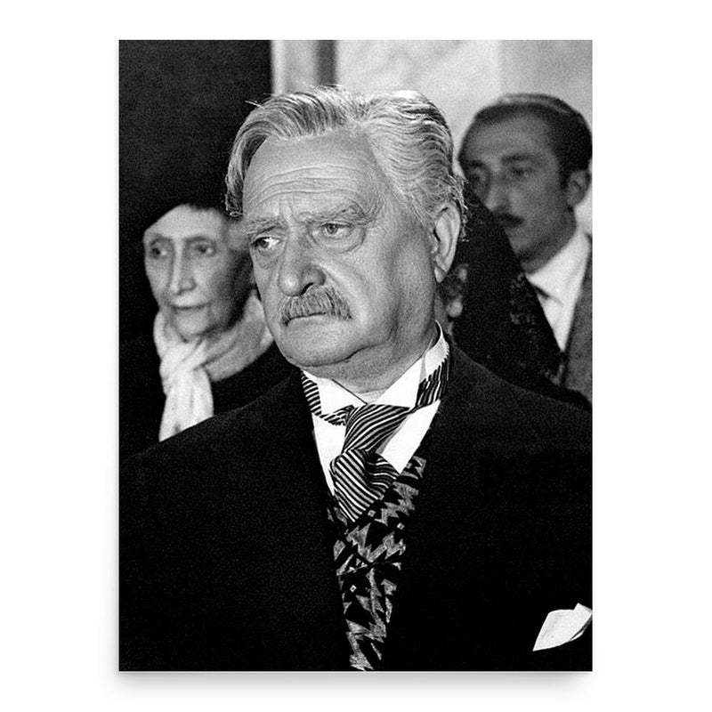 Gilberto Govi poster print, in size 18x24 inches.