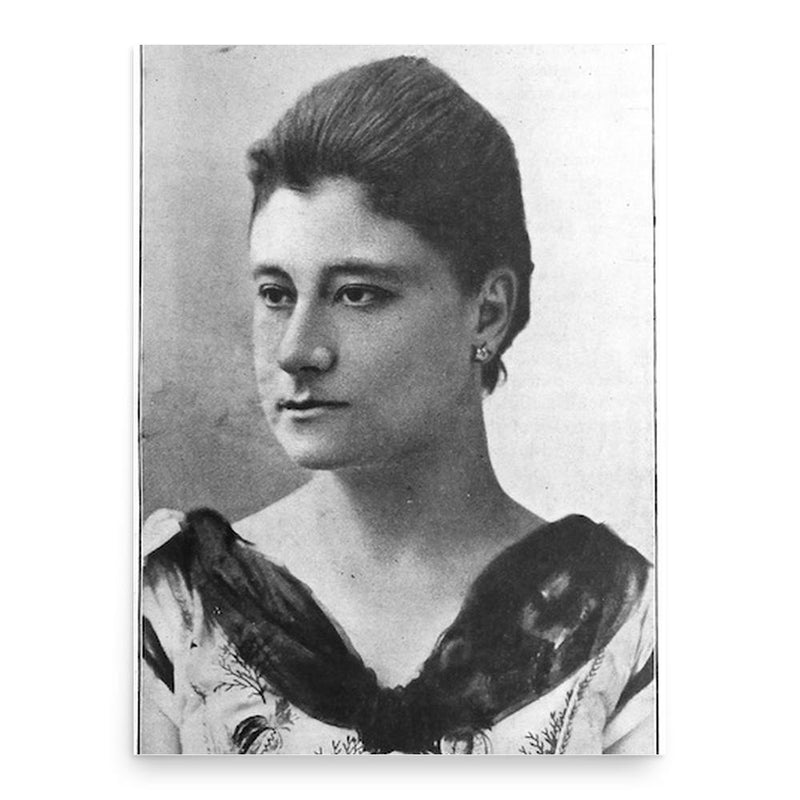 Gilda Ruta poster print, in size 18x24 inches.