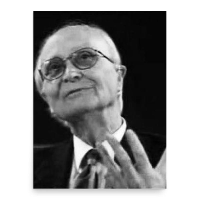 Gilles-Gaston Granger poster print, in size 18x24 inches.