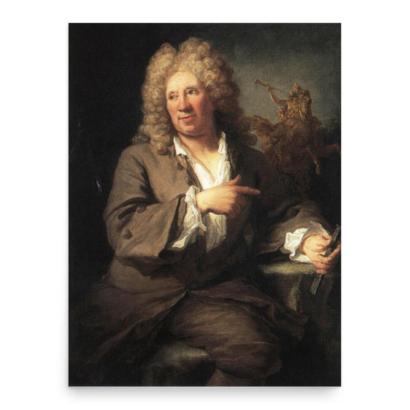 Gilles Allou poster print, in size 18x24 inches.