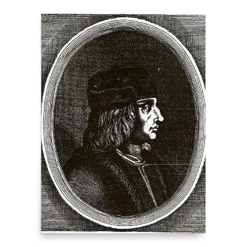 Gilles Aycelin de Montaigu poster print, in size 18x24 inches.