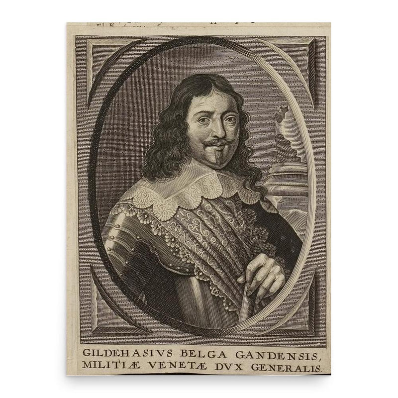 Gilles De Haes poster print, in size 18x24 inches.
