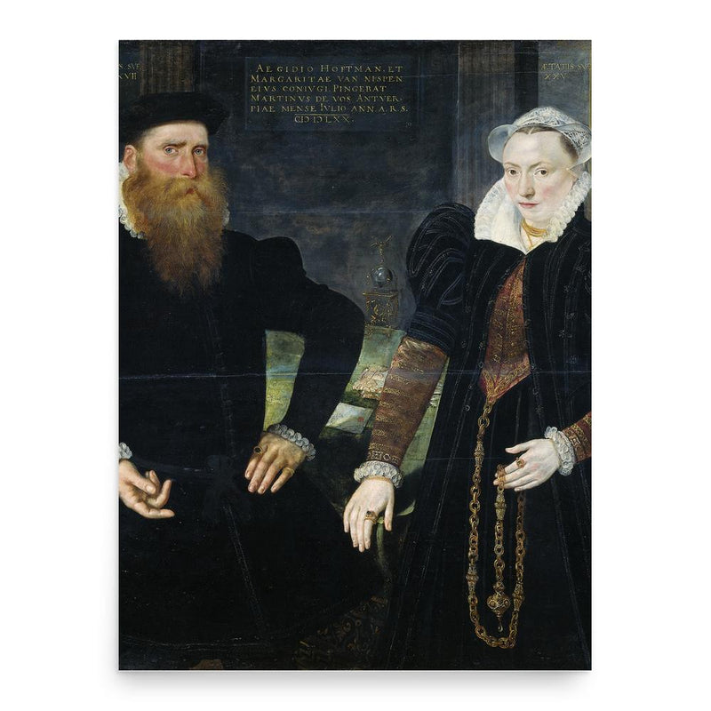 Gillis Hooftman poster print, in size 18x24 inches.