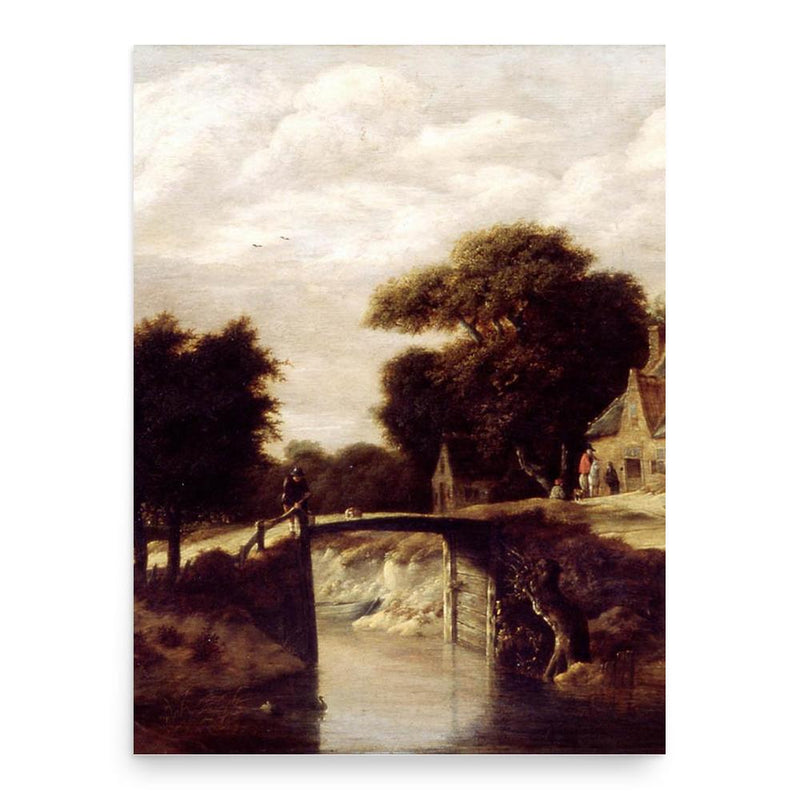 Gillis Rombouts poster print, in size 18x24 inches.