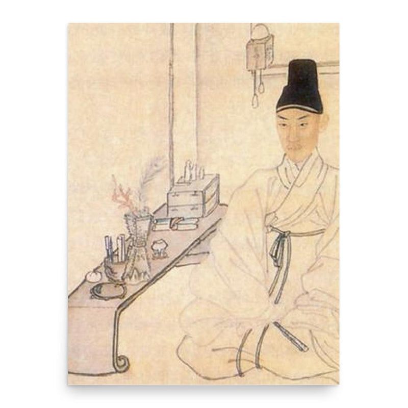 Gim Hongdo poster print, in size 18x24 inches.