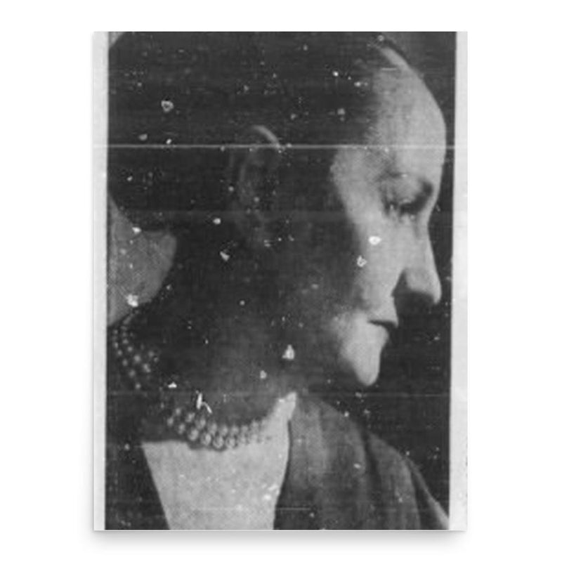 Gina Bachauer poster print, in size 18x24 inches.