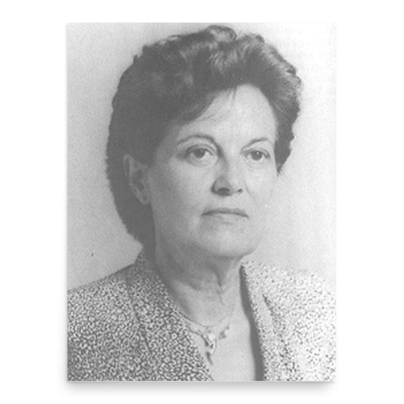 Gina Lagorio poster print, in size 18x24 inches.