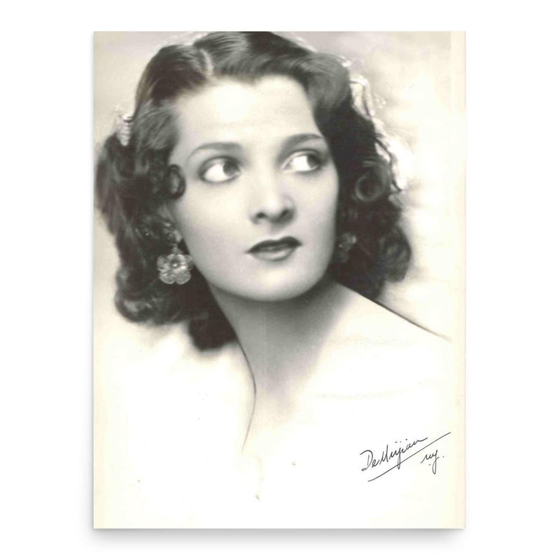 Gina Malo poster print, in size 18x24 inches.