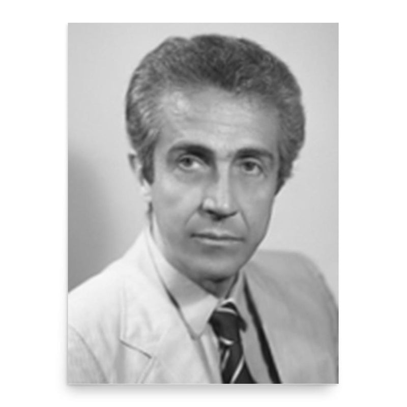 Gino Giugni poster print, in size 18x24 inches.