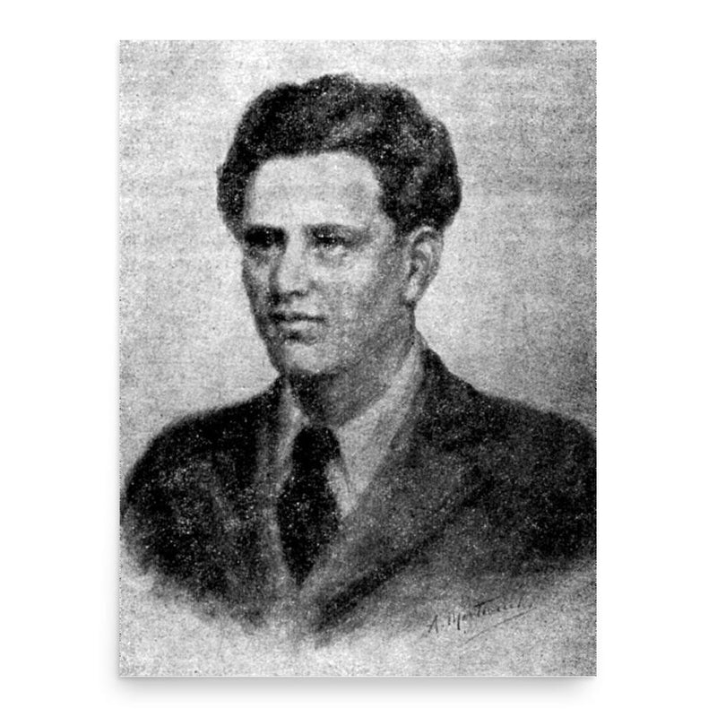 Gino Lucetti poster print, in size 18x24 inches.