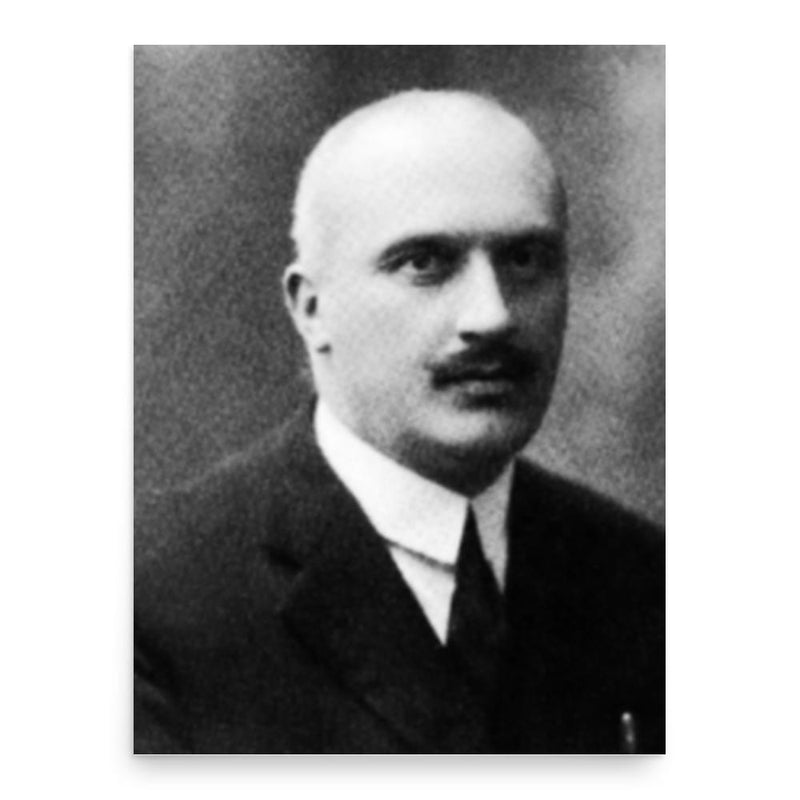 Gino Zappa poster print, in size 18x24 inches.