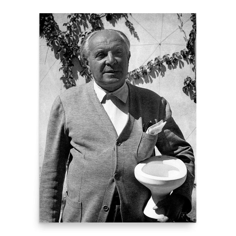 Gio Ponti poster print, in size 18x24 inches.