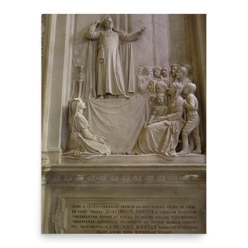 Gioacchino Ventura di Raulica poster print, in size 18x24 inches.