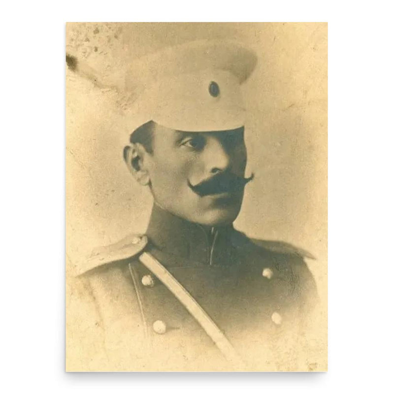 Giorgi Mazniashvili poster print, in size 18x24 inches.