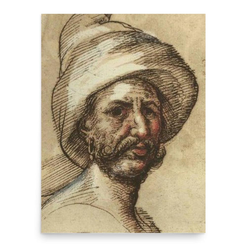 Giorgi Saakadze poster print, in size 18x24 inches.