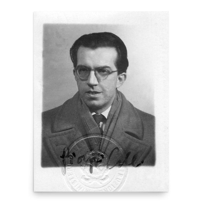 Giorgio Colli poster print, in size 18x24 inches.