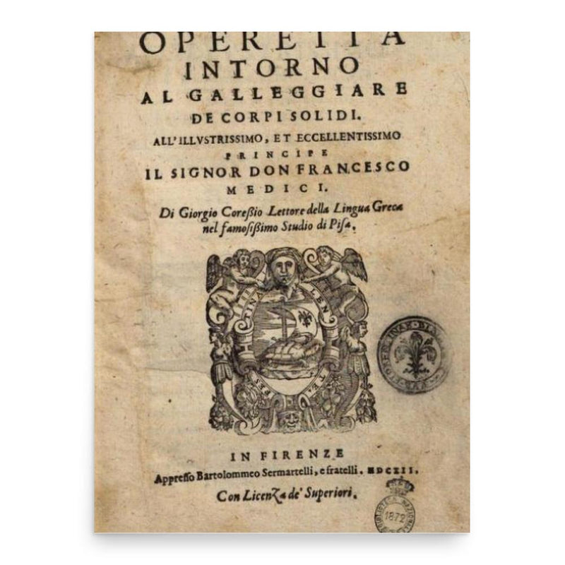 Giorgio Coresio poster print, in size 18x24 inches.