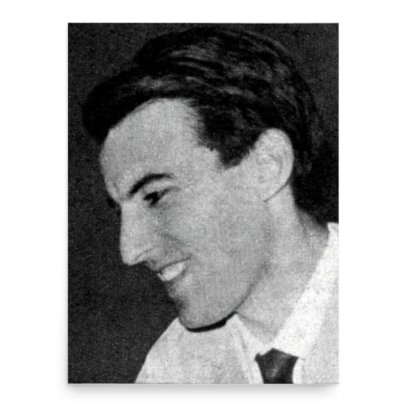 Giorgio Gaslini poster print, in size 18x24 inches.