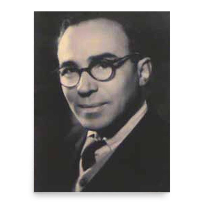 Giorgio La Pira poster print, in size 18x24 inches.