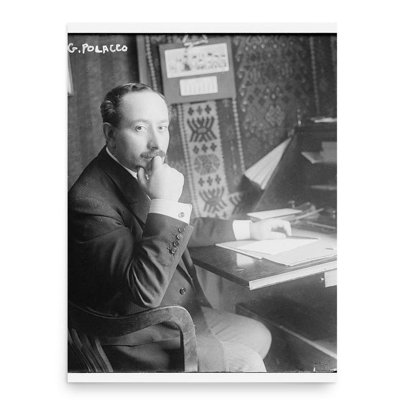 Giorgio Polacco poster print, in size 18x24 inches.