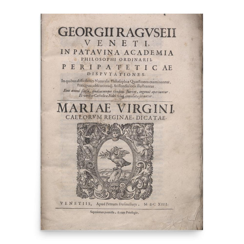 Giorgio Raguseo poster print, in size 18x24 inches.