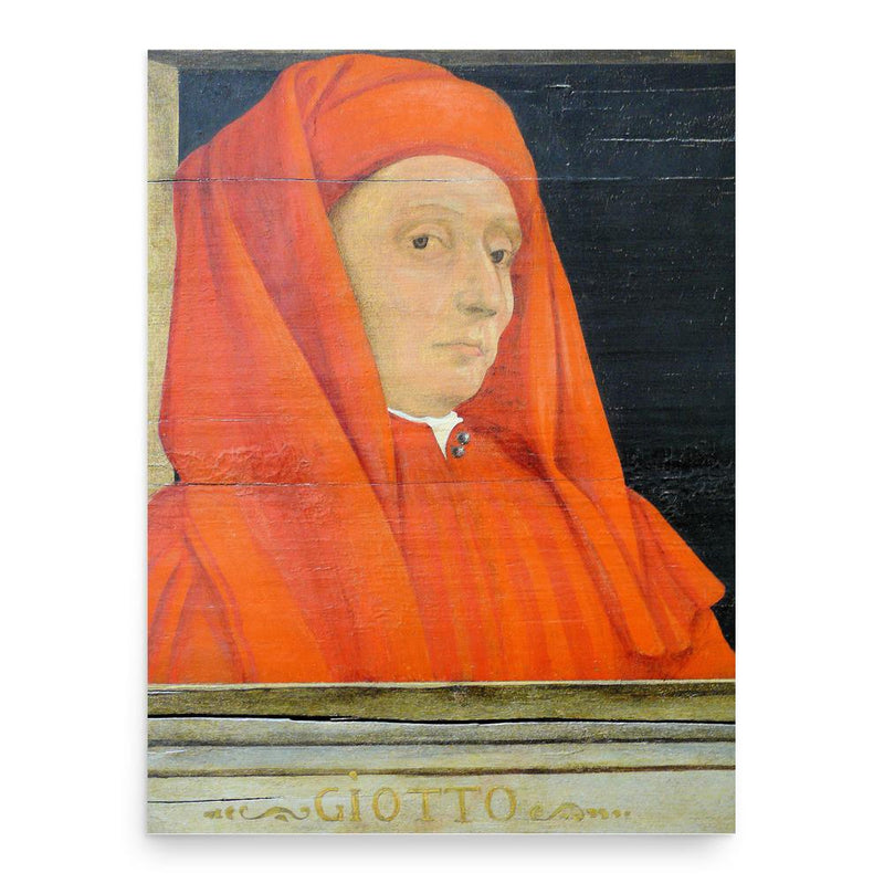 Giotto poster print, in size 18x24 inches.