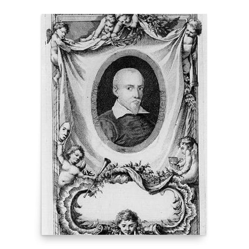 Giovan Battista Aleotti poster print, in size 18x24 inches.