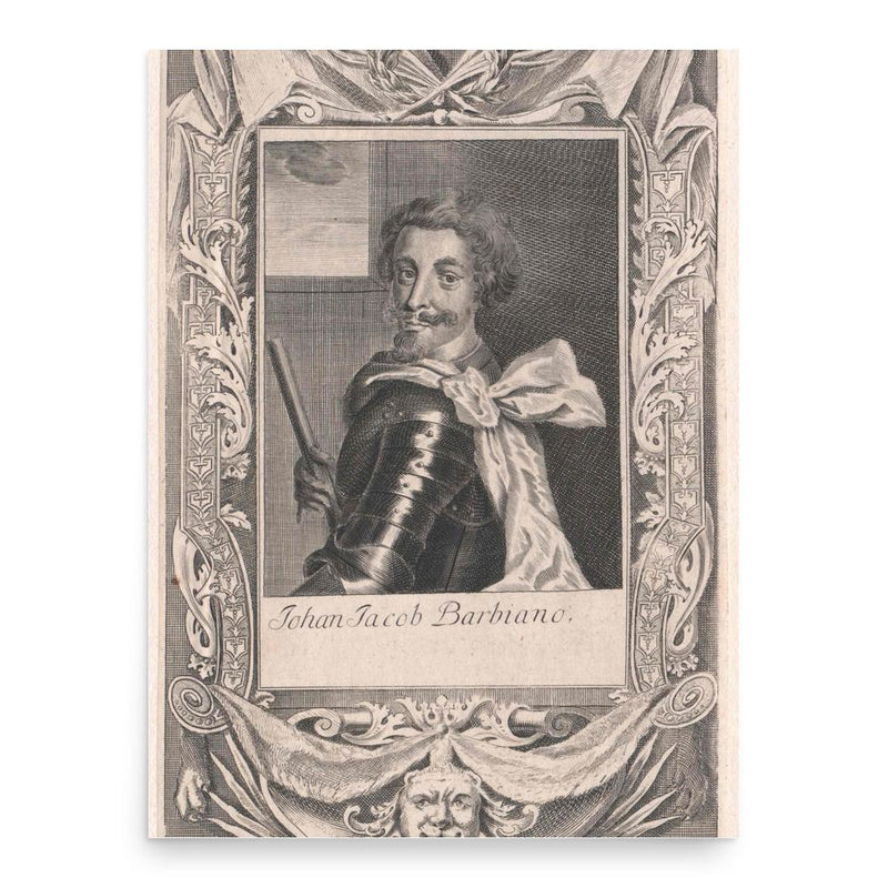 Giovan Giacomo Barbiano di Belgioioso poster print, in size 18x24 inches.