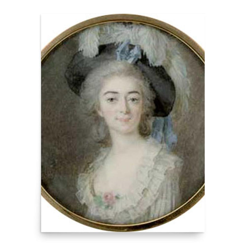 Giovanna Bassi poster print, in size 18x24 inches.