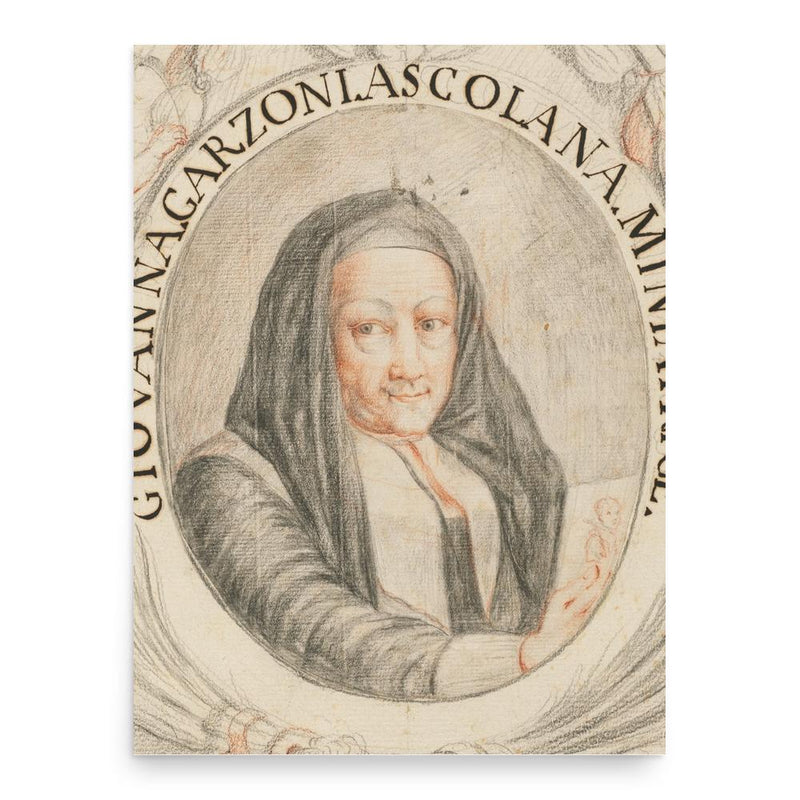 Giovanna Garzoni poster print, in size 18x24 inches.