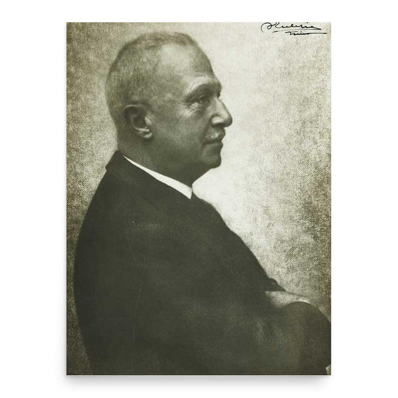 Giovanni Agnelli poster print, in size 18x24 inches.