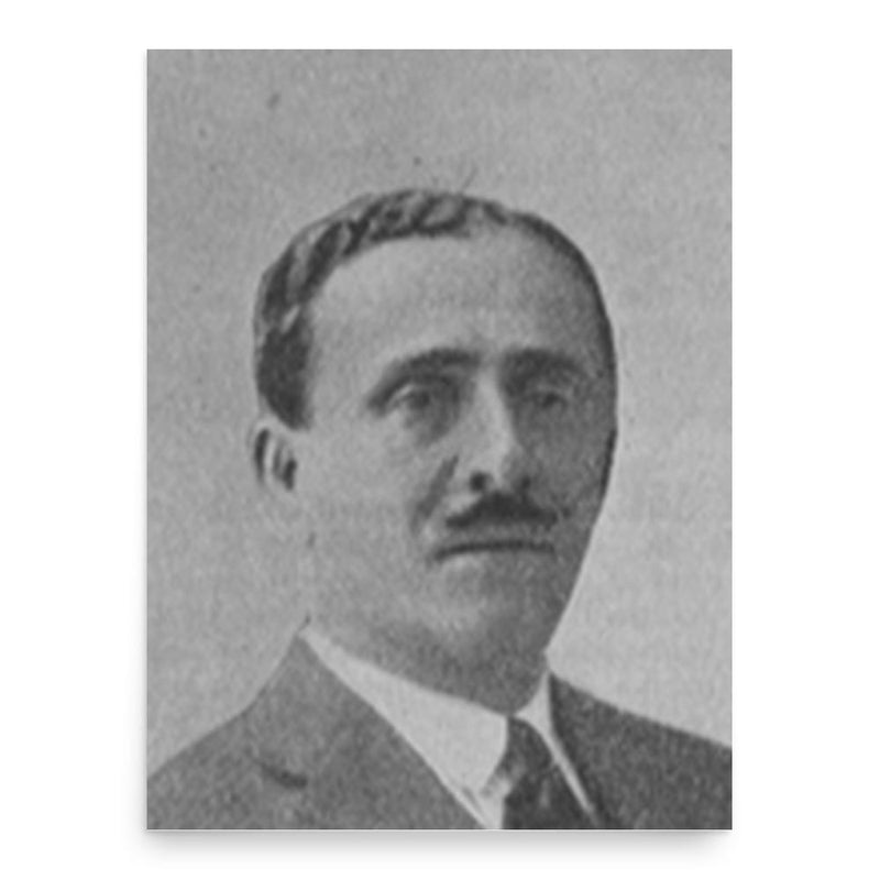 Giovanni Agusta poster print, in size 18x24 inches.