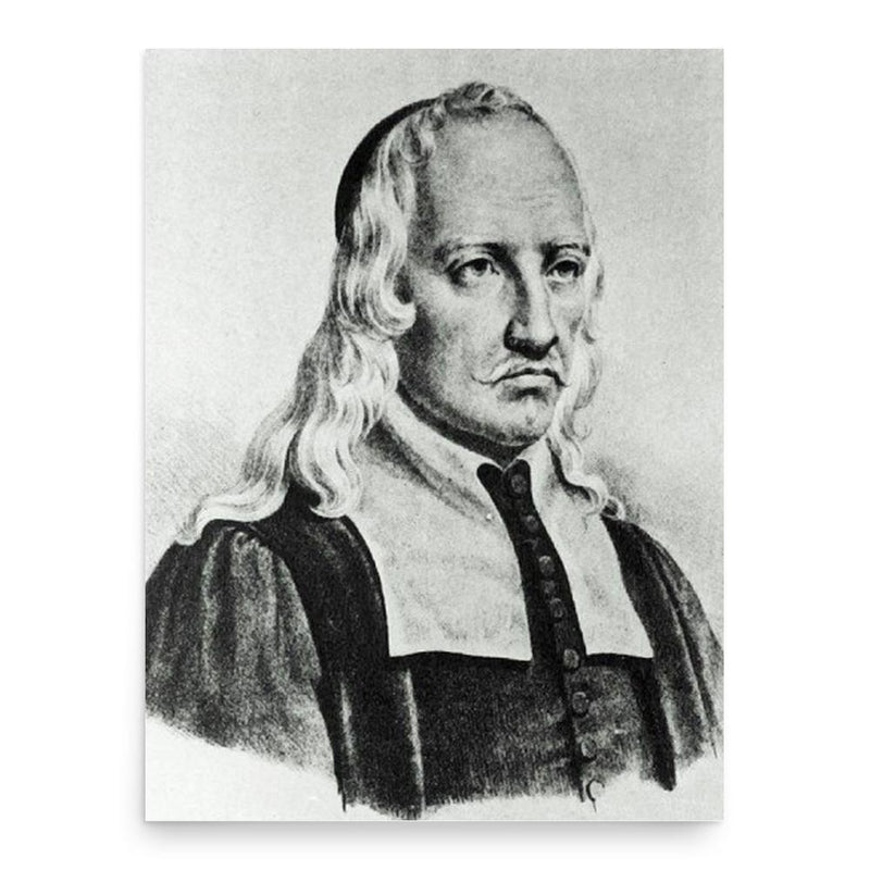 Giovanni Alfonso Borelli poster print, in size 18x24 inches.