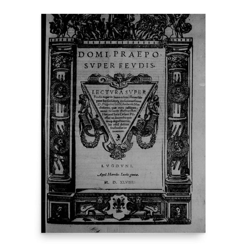 Giovanni Antonio Sangiorgio poster print, in size 18x24 inches.