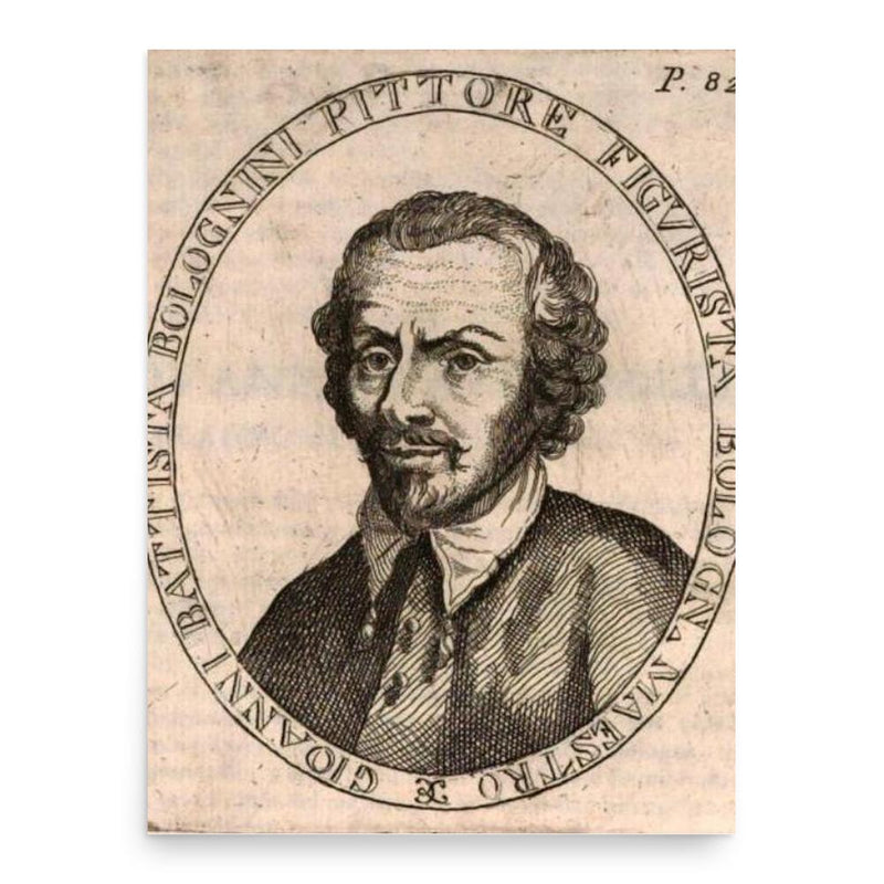 Giovanni Battista Bolognini poster print, in size 18x24 inches.