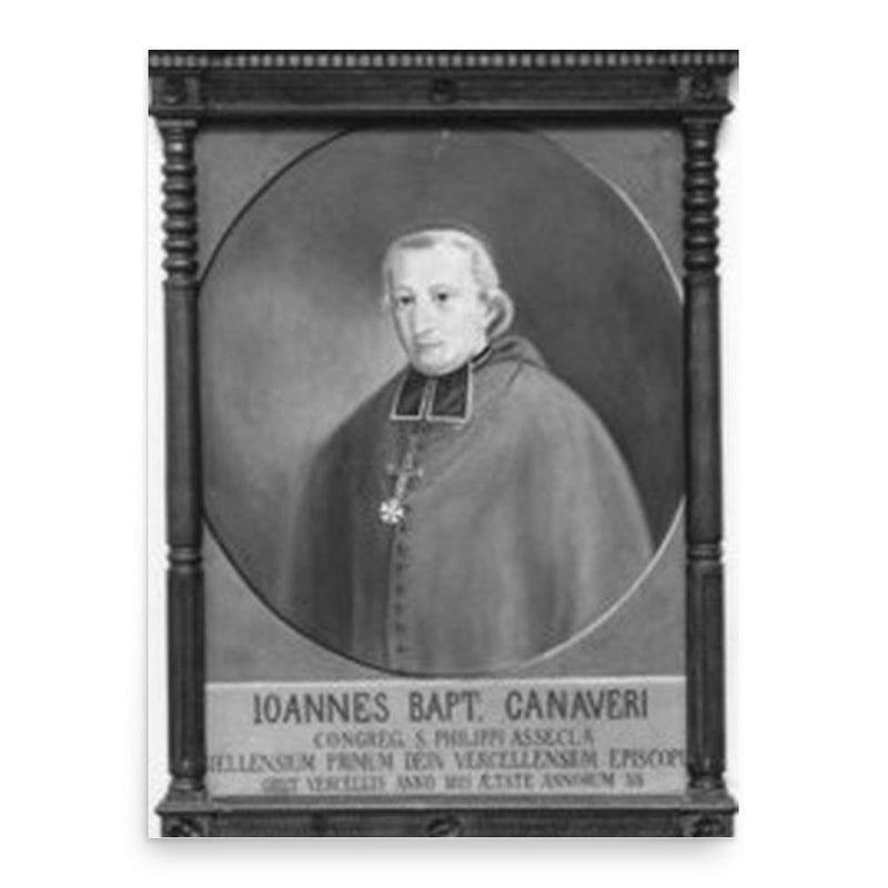 Giovanni Battista Canaveri poster print, in size 18x24 inches.