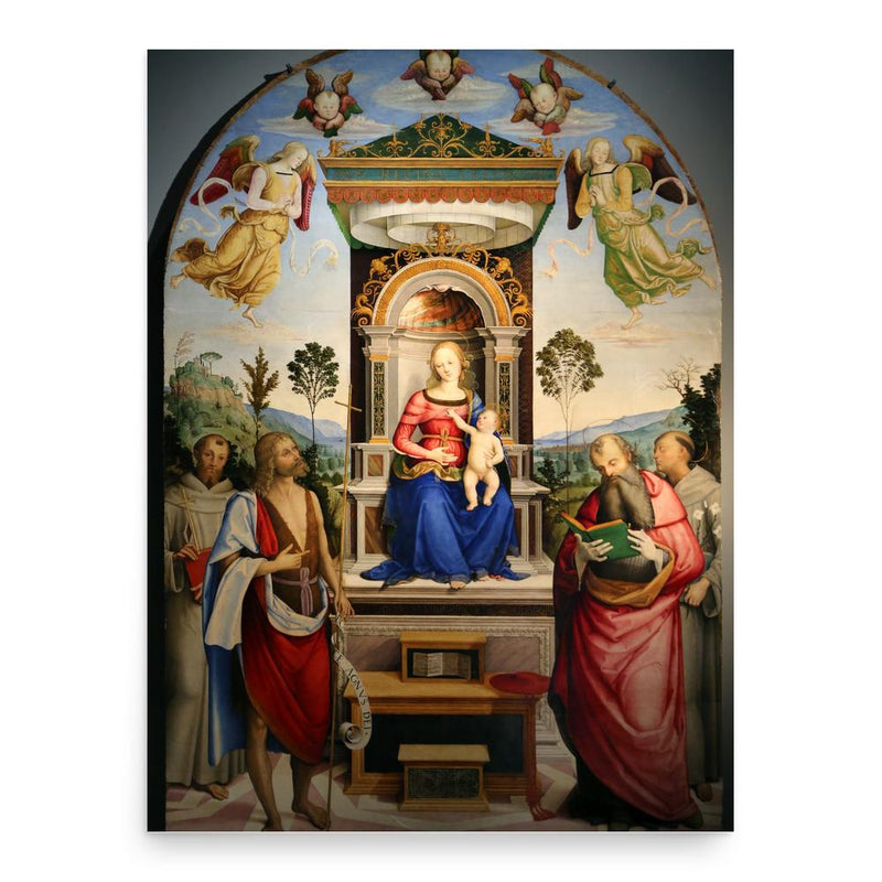 Giovanni Battista Caporali poster print, in size 18x24 inches.