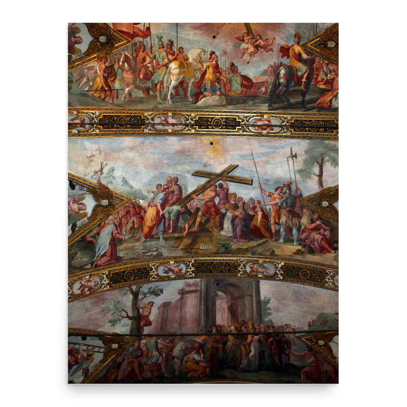 Giovanni Battista Carlone poster print, in size 18x24 inches.