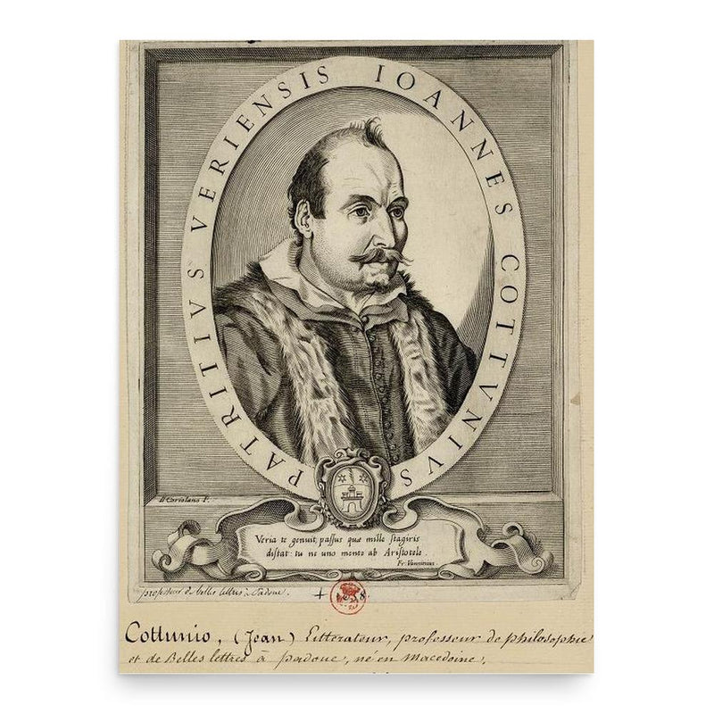 Giovanni Battista Coriolano poster print, in size 18x24 inches.