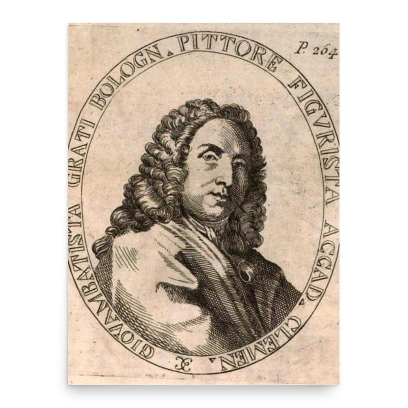 Giovanni Battista Grati poster print, in size 18x24 inches.