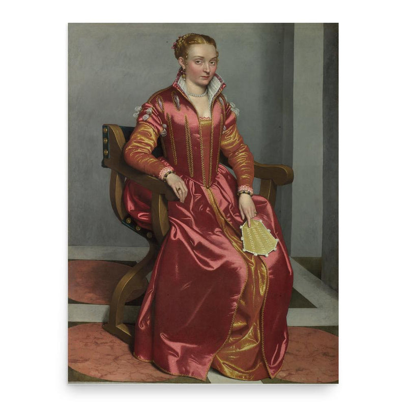 Giovanni Battista Moroni poster print, in size 18x24 inches.